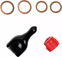 Latiguillo de freno trenzado en acero inox. MOOSE RACING G06-1-009/P-CL