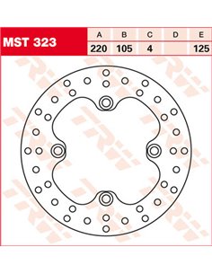 Disco de freno fijo redondo 220-250 mm TRW MST323