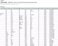 Disco de freno Wave® fijo/sobredimensionado para bicicleta GALFER DB007W