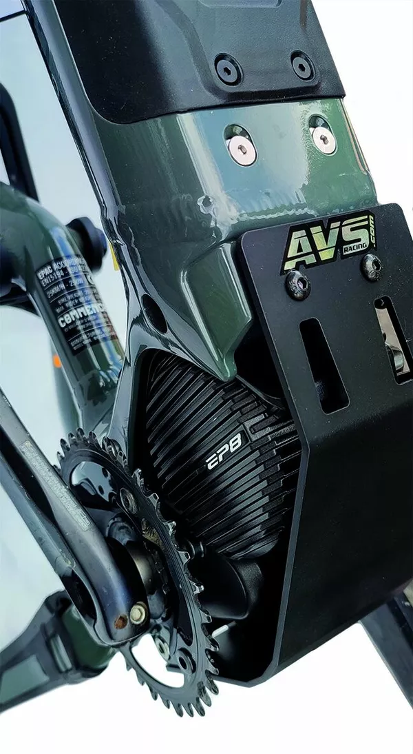 Protector de motor Commencal E-Bike en aluminio AVS RACING SC010