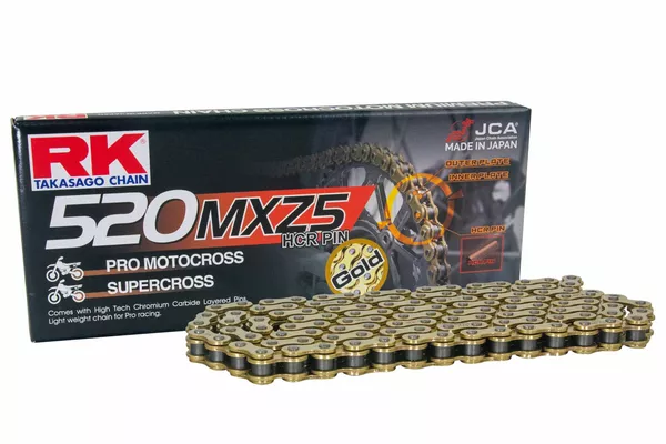 Cadena de transmisión 520 MXZ5 RK GB520MXZ5-114CL