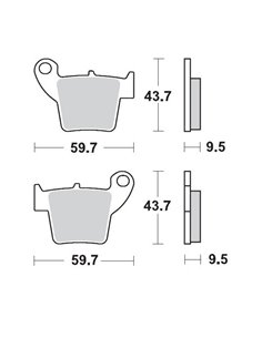 Pastillas de freno MOTO-MASTER 094311