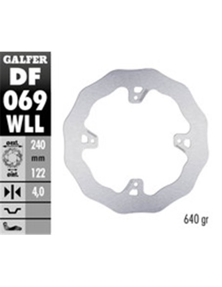 Disco de freno Wave® GALFER DF069WLL