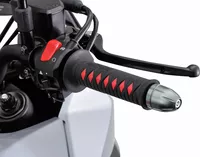 "BULLET" Handlebar Ends, Gun Metal DAYTONA 80911