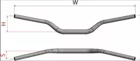 Variable Diameter Handlebars with Conical Design NEKEN R01014C-USA
