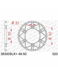 Corona AFAM acero ultraligera autolimpiable 38300 - Paso 520 38300SLK+48