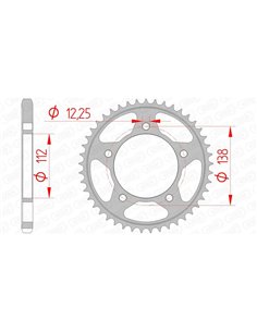 Corona AFAM acero estándar 10613 - Paso 525 10613-42