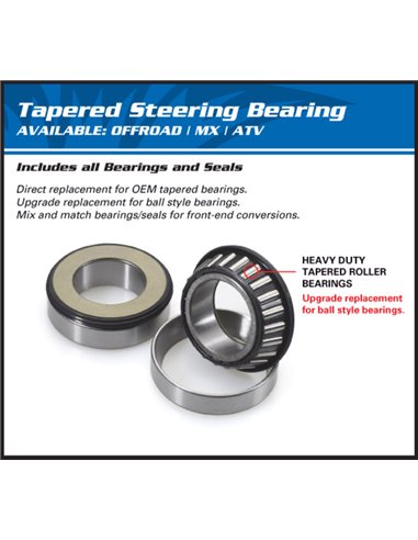 Kit rodamientos de columna de dirección ALL BALLS - 22-1032 22-1032