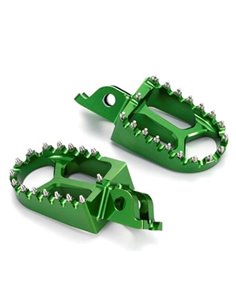 Estriberas Off Road verde Kawasaki ASF-02-GR