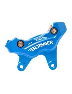 BERINGER Aerotec® MX Left Axial Brake Caliper 4 Pistons Blue 4MXXRC11ABL-SI
