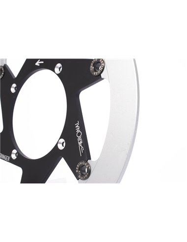 Disco de freno BERINGER Aeronal redondo flotante - negro H17LGBI