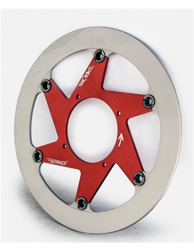 Disco de freno BERINGER Aeronal redondo flotante - rojo TM2LGRF