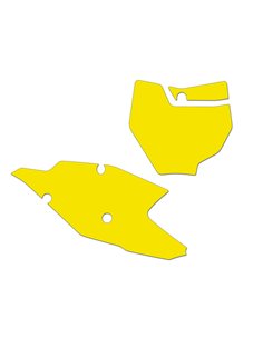 Kit adhesivos portanúmeros Blackbird KTM SX/SX-F 19 standard/amarillo 3528/000004