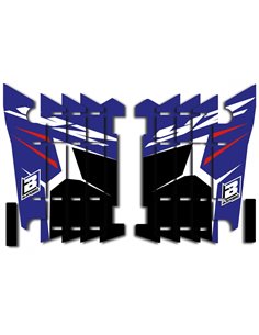Adhesivos aletines de radiador BLACKBIRD Dream Graphic 4 Yamaha YZF / WRF A204N