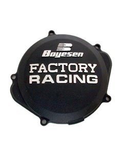 Tapa de embrague BOYESEN Factory Racing Negra Kawasaki KX250F CC-17AB