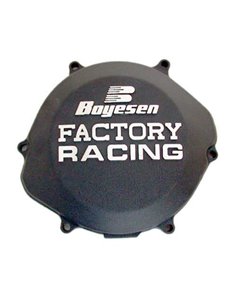 Tapa de embrague BOYESEN Factory Racing Negra Honda CR250R CC-02AB