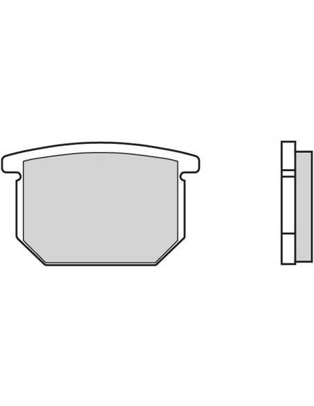 Pastillas de freno orgánicas Brembo 07SU0412 07SU0412