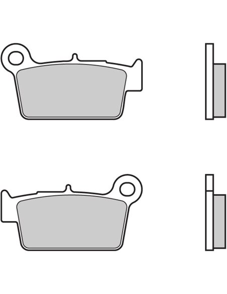 Pastillas de freno orgánicas Brembo 07YA41TT 07YA41TT