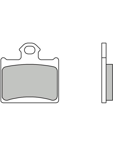 Pastillas de freno sinterizadas Brembo 07GR16SD 07GR16SD