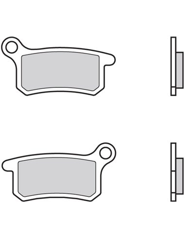 Pastillas de freno sinterizadas Brembo 07GR69SD 07GR69SD
