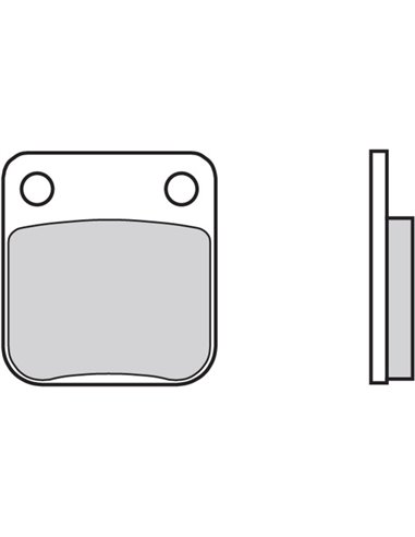 Pastillas de freno orgánicas Brembo 07HO0906 07HO0906