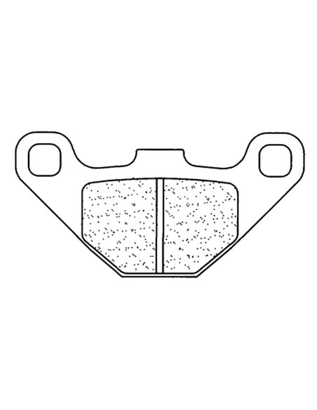 Juego de pastillas sinterizadas CL BRAKES (2306X59) 2306X59