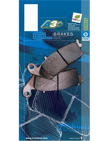 Juego de pastillas sinterizadas CL BRAKES (2352A3+) 2352A3+