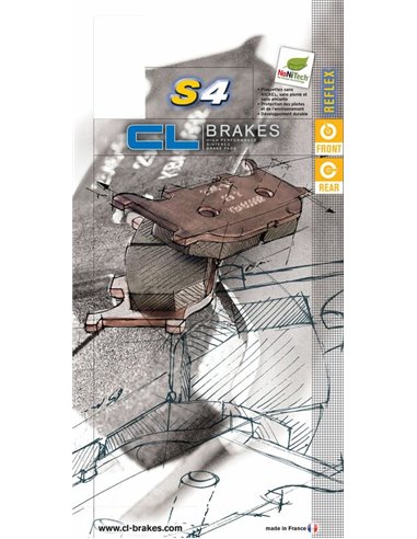 Juego de pastillas sinterizadas CL BRAKES (2328S4) 2328S4