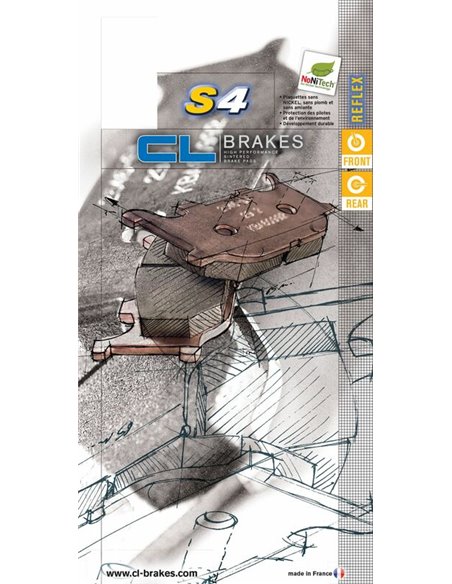 Juego de pastillas sinterizadas CL BRAKES (2328S4) 2328S4