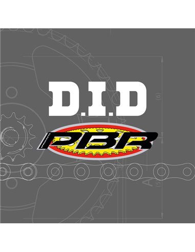 Kit de cadena DID/PBR 520ERT3 SDH 12/50 Racing - corona standard 48010995