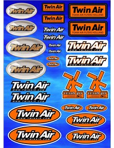 Folha de adesivos Twinair 177766