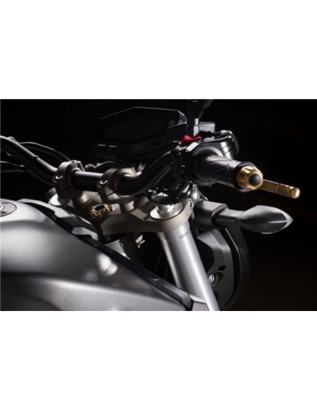 Contrapesos de manillar GILLES TOOLING dorado LG-IP-22-G