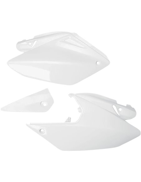 Rear side covers UFO-Plast Honda white HO03647-041