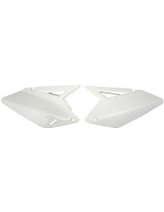 Rear side covers UFO-Plast Suzuki white SU04902-041