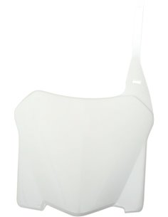 Porte-numéro avant UFO-Plast Honda blanc HO04629-041