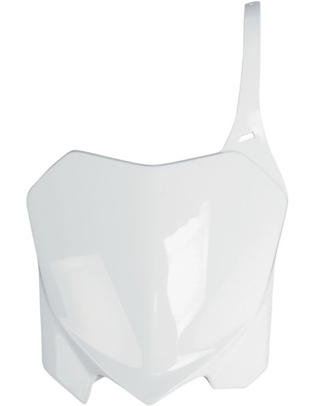 Titular do número frontal UFO-Plast Honda branco HO04639-041