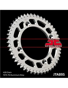 Corona JT Aluminio negro JT 895 con 47 dientes JTA895.47BLK