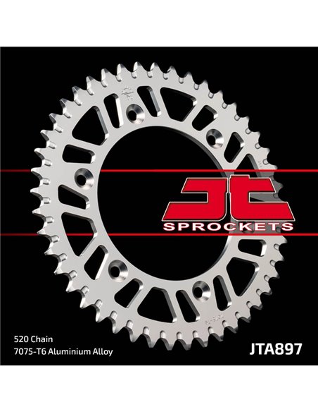 Corona JT 897 de aluminio con 40 dientes JTA897.40