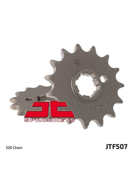 Piñón JT SPROCKETS acero estándar 507 - Paso 520 JTF507.14