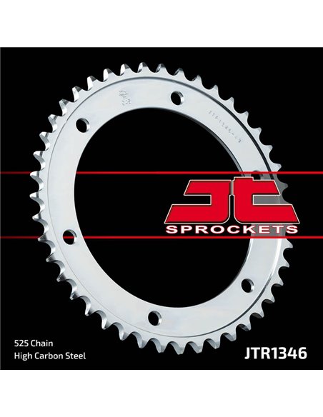 Corona JT SPROCKETS acero estándar 1346 - Paso 525 JTR1346.43