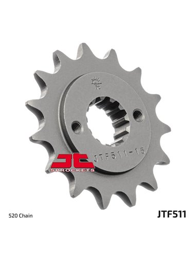 Piñón con goma anti-ruido JT SPROCKETS acero 511 - 520 JTF511.15RB