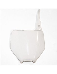 Porte-numéro avant UFO-Plast Suzuki blanc SU03931-041