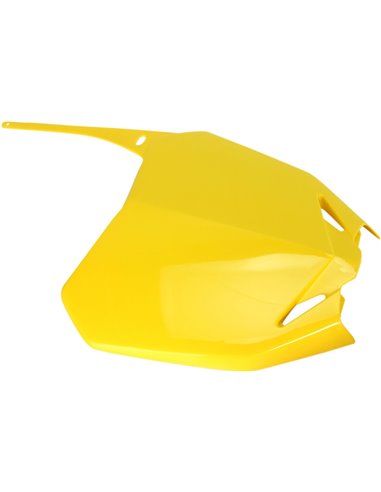 Porta-número frontal UFO-Plast Suzuki amarelo SU04919-102