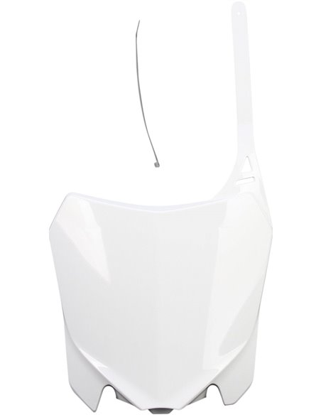 Front number holder UFO-Plast Honda white HO04656-041