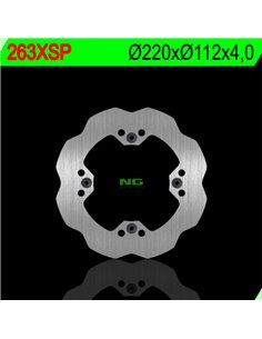 Disco de freno NG BRAKES ondulado fijo 263XSP