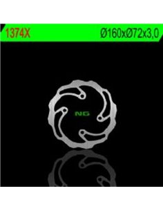 Disco de freno NG BRAKES ondulado fijo 1374X