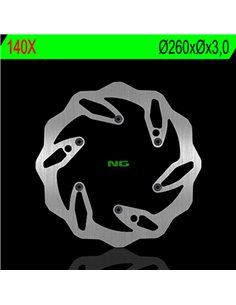 Disco de freno NG BRAKES ondulado fijo 140X