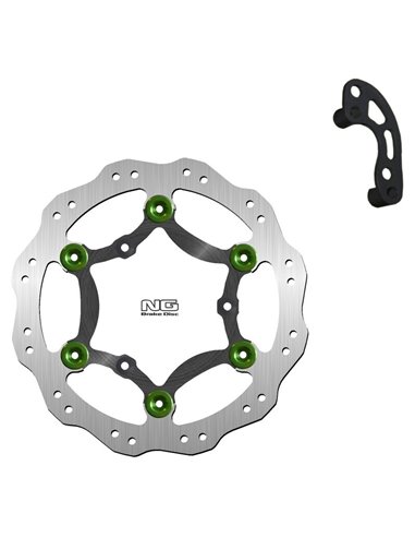 Kit disco de freno sobredimensionado NG BRAKES ondulado flotante 1379XK22