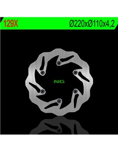 Disco de freno NG BRAKES ondulado fijo 129X