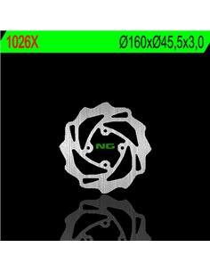 Disco de freno NG BRAKES ondulado fijo 1026X